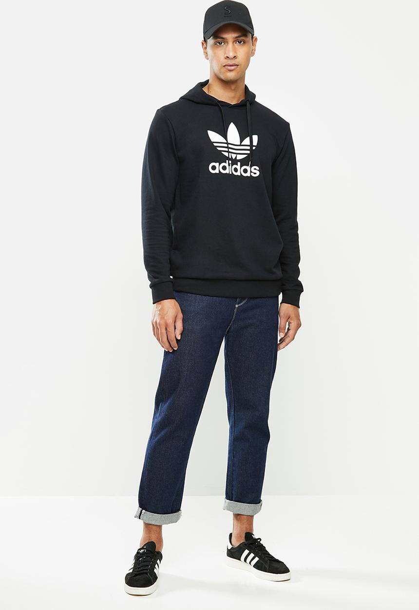adidas Originals - Trefoil hooded sweat - black