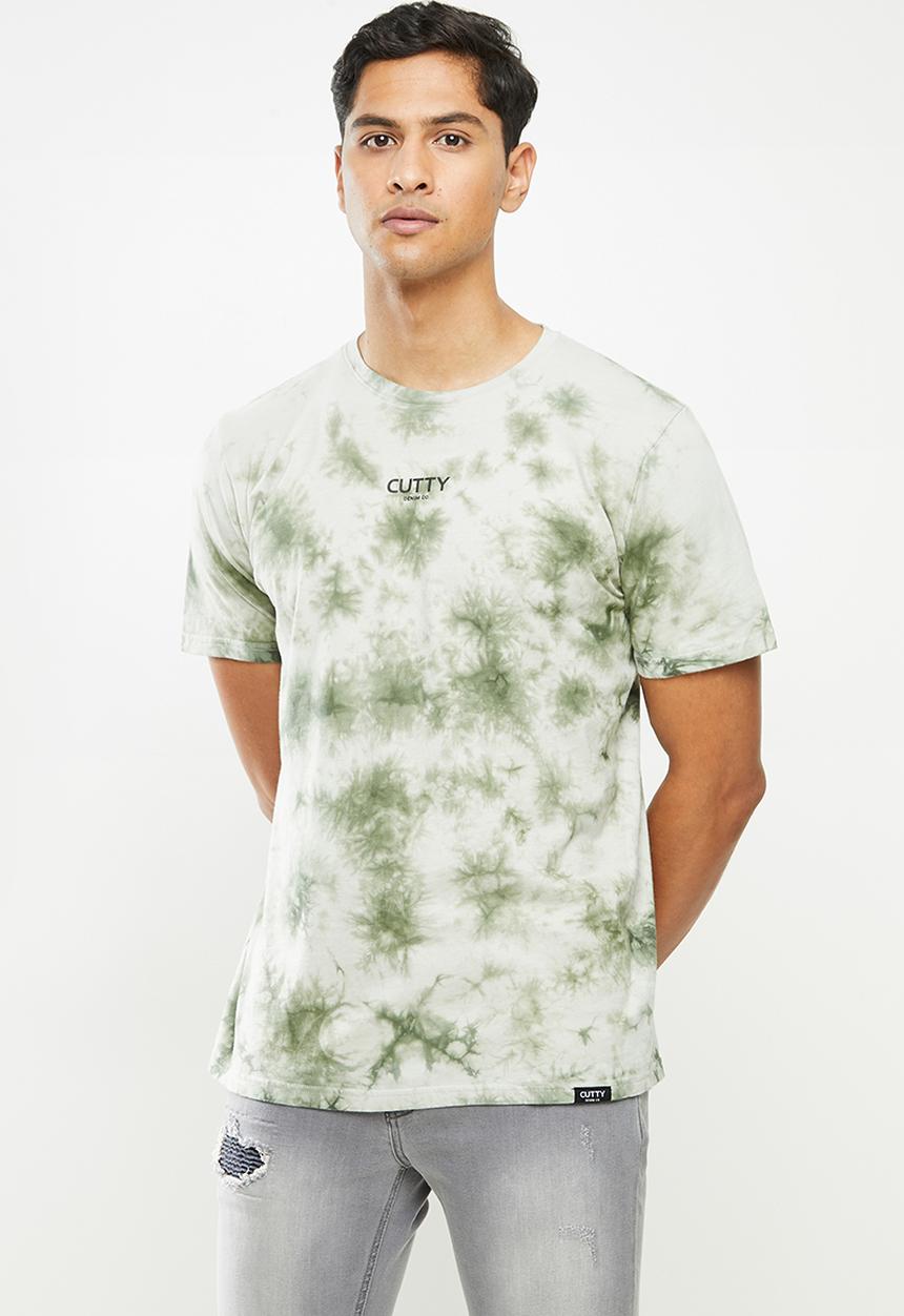 Cutty - T-shirt tie dye - green