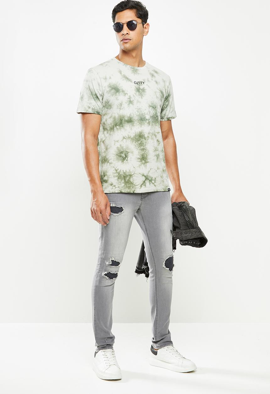 Cutty - T-shirt tie dye - green