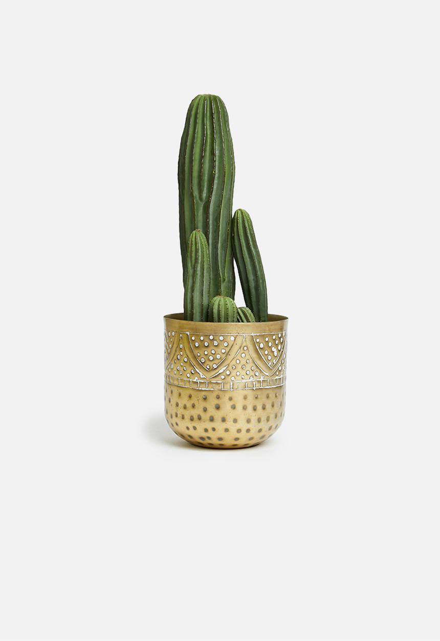 H&S - Rea vase small - gold