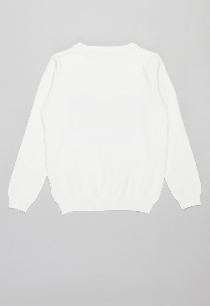 Pop Candy - Girls heart jersey - white