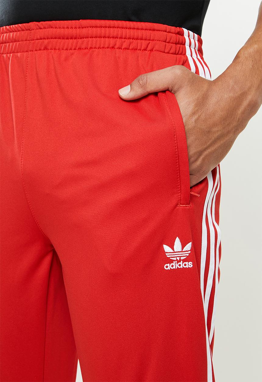 adidas Originals - Sst pants - red & white