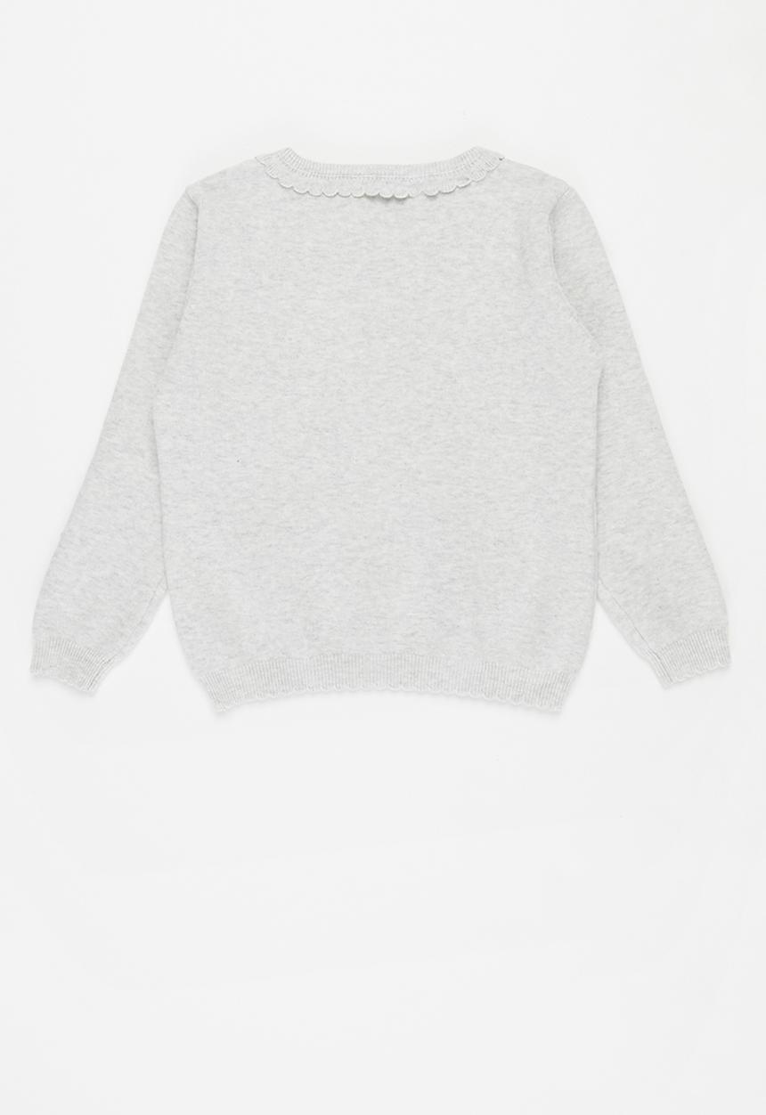Pop Candy - Girls unicorn jersey - grey