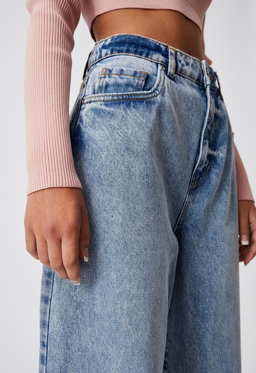 Factorie - High rise baggy jean - vintage blue