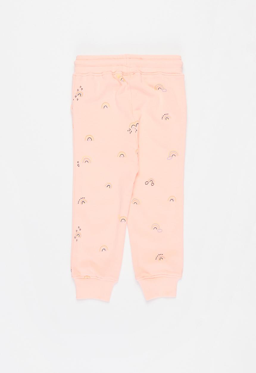 Pop Candy - Girls rainbow sweatpants - pink