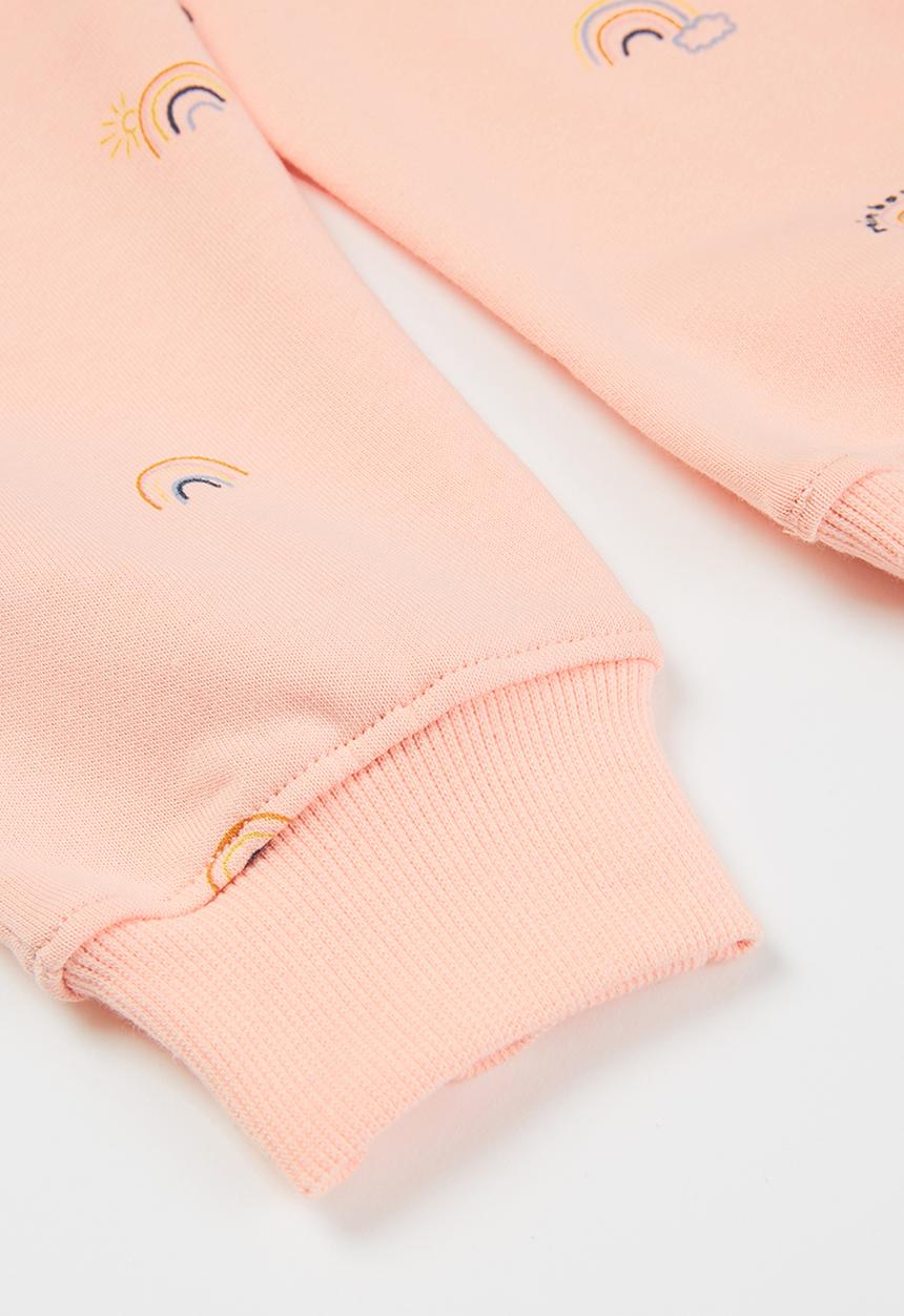Pop Candy - Girls rainbow sweatpants - pink