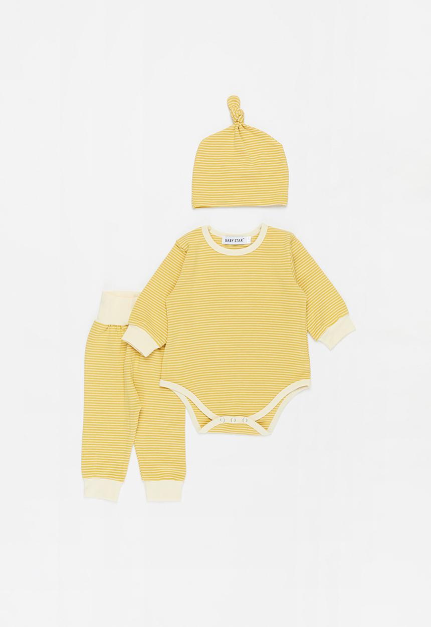 Baby Star - 3 piece set - mustard