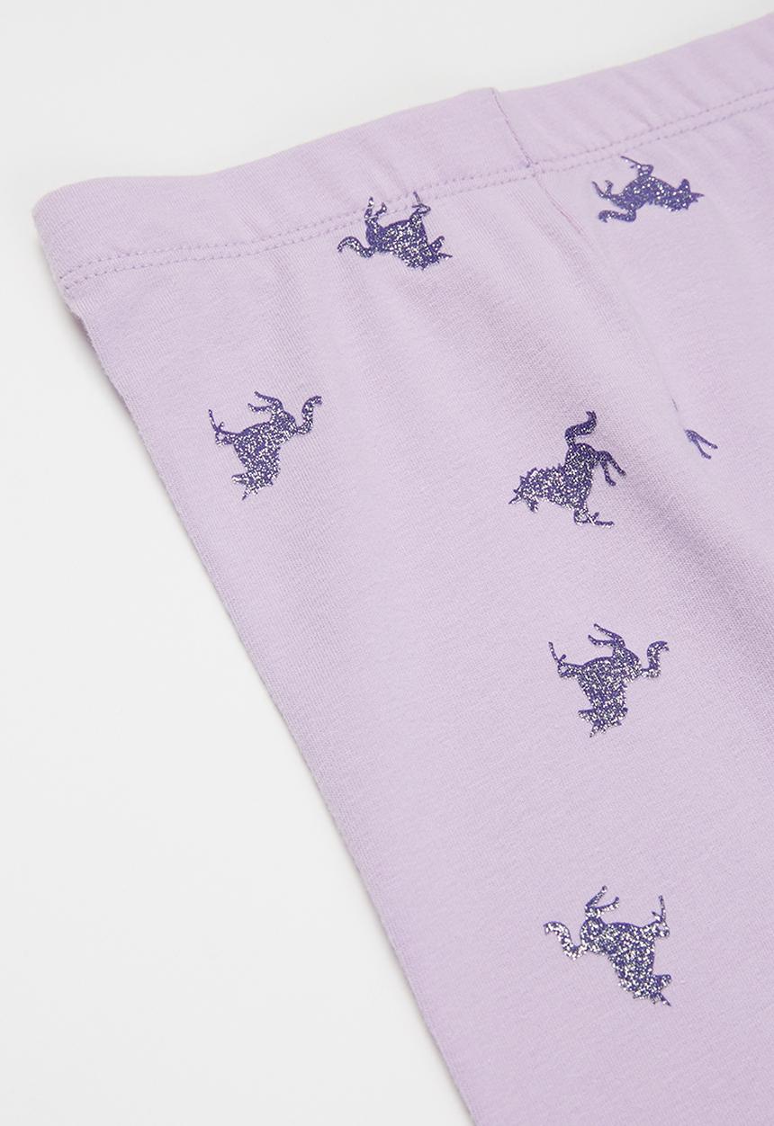 Pop Candy - Girls unicorn legging - purple