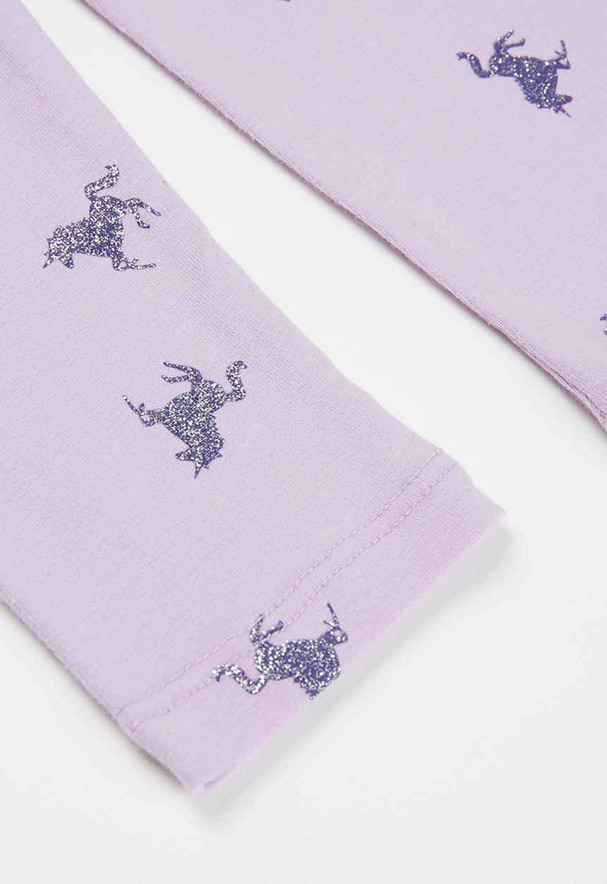 Pop Candy - Girls unicorn legging - purple