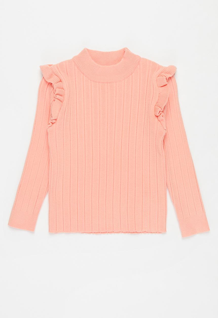 Pop Candy - Girls ruffle jersey - pink
