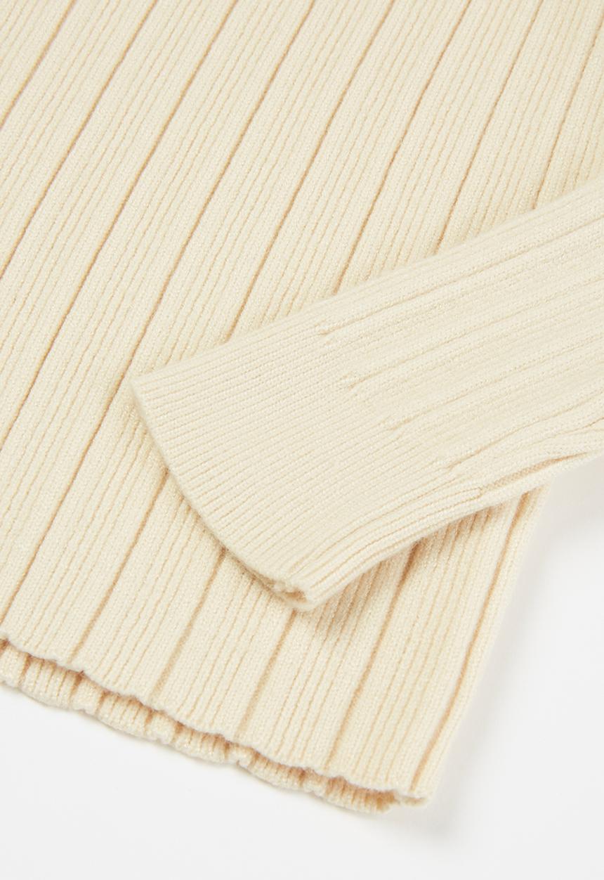 Pop Candy - Girls ruffle jersey - neutral