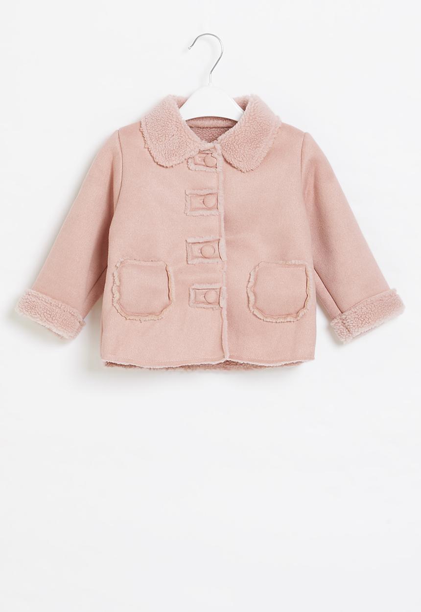 Pop Candy - Girls sherpa coat - pink