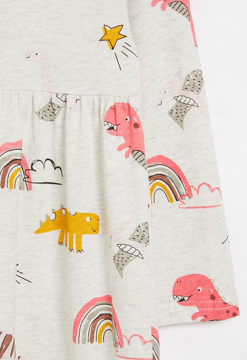 Pop Candy - Girls animals & rainbows dress - multi