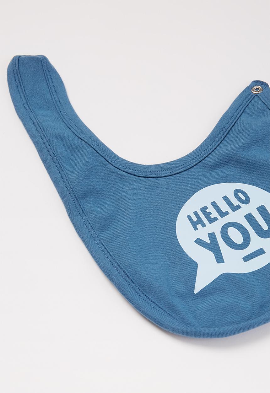 Superbalist Kids - Baby boys 2 pack bibs - blue