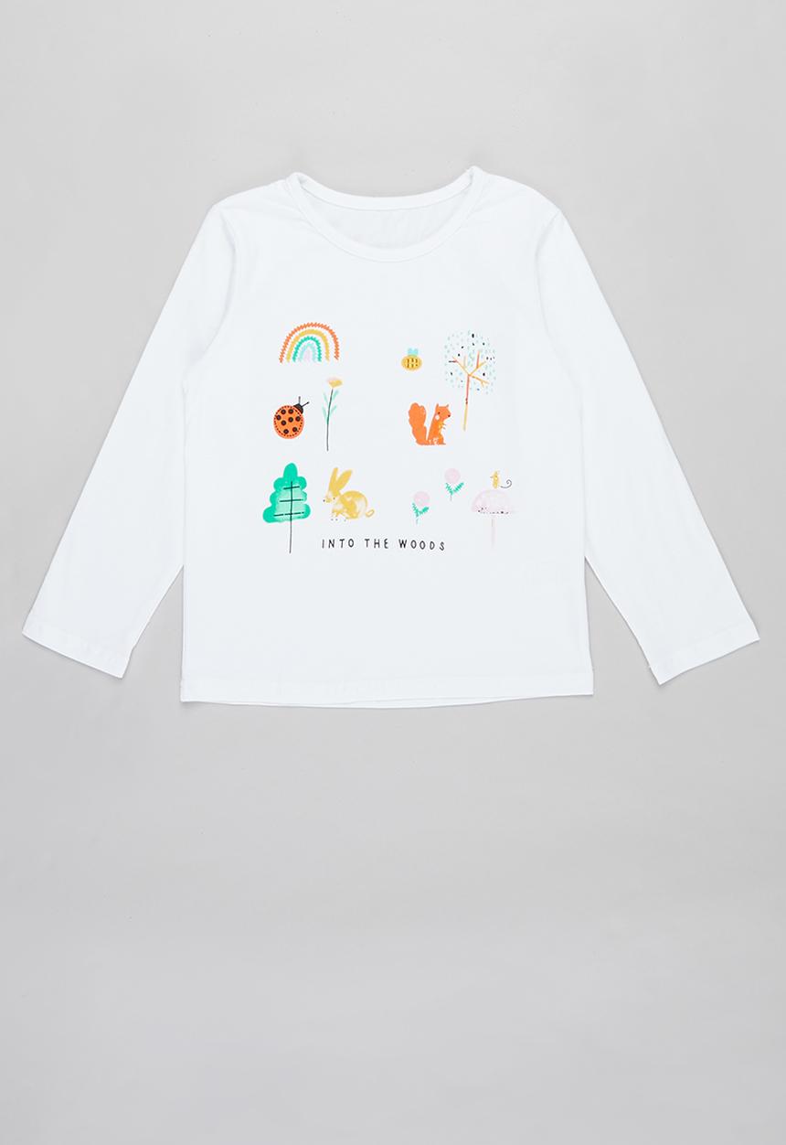 Pop Candy - Girls into the woods crew - white