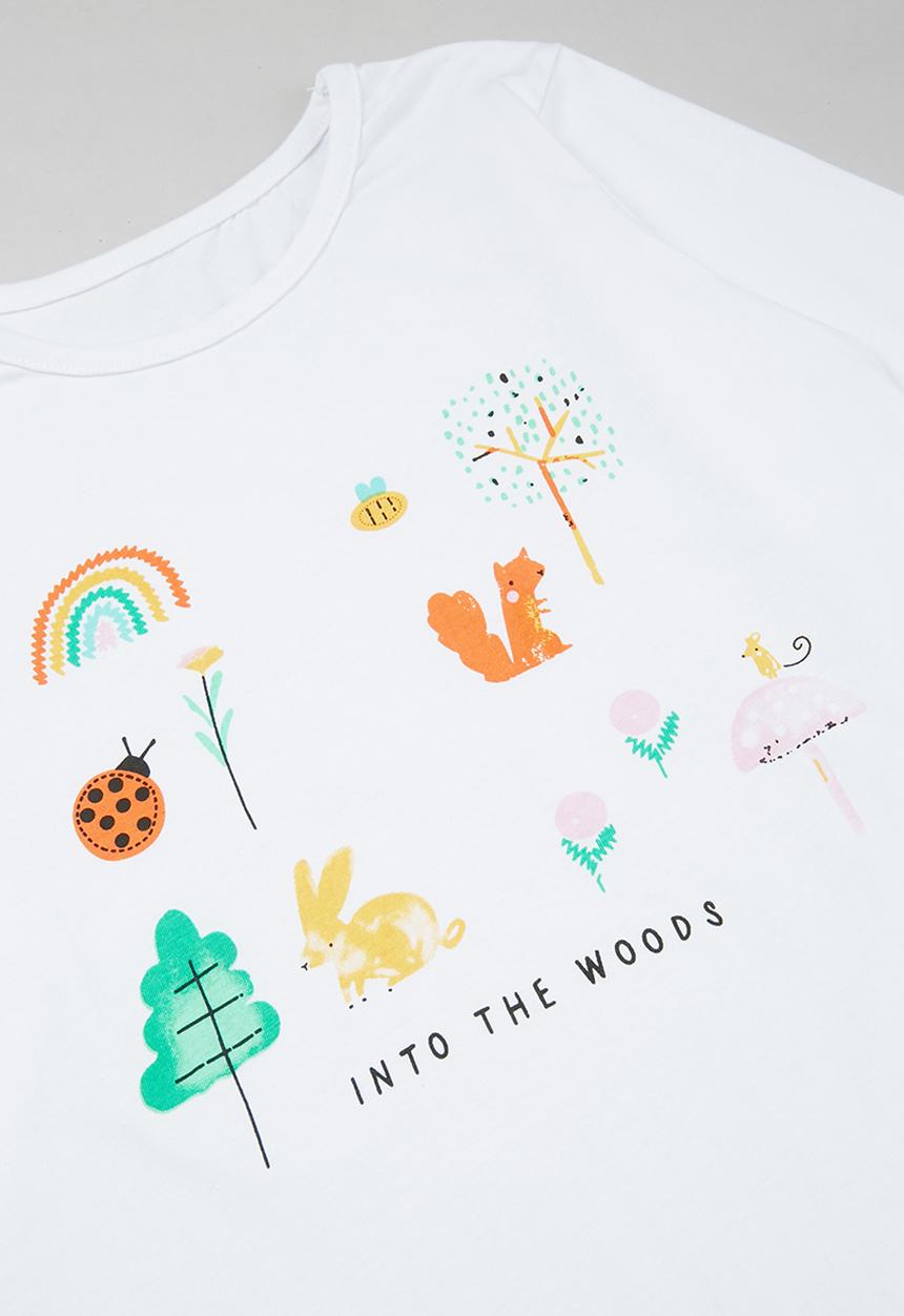 Pop Candy - Girls into the woods crew - white
