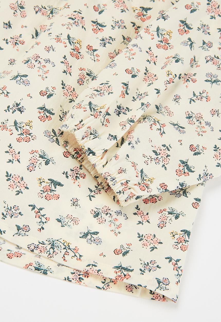 Pop Candy - Girls printed blouse with collar - multi
