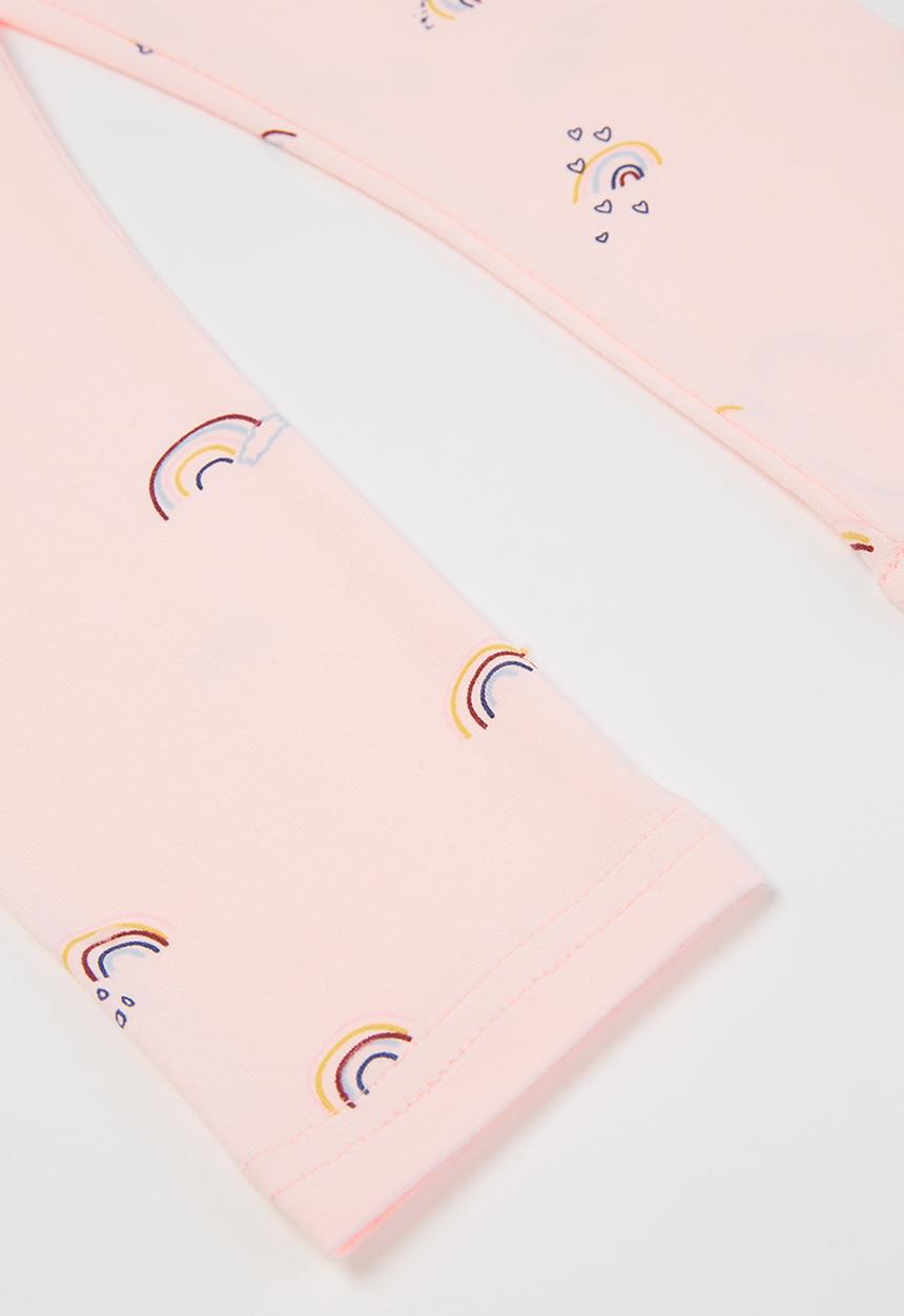 Pop Candy - Girls rainbow legging - pink