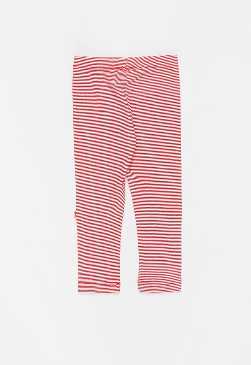 Pop Candy - Girls unicorn stripe legging - red