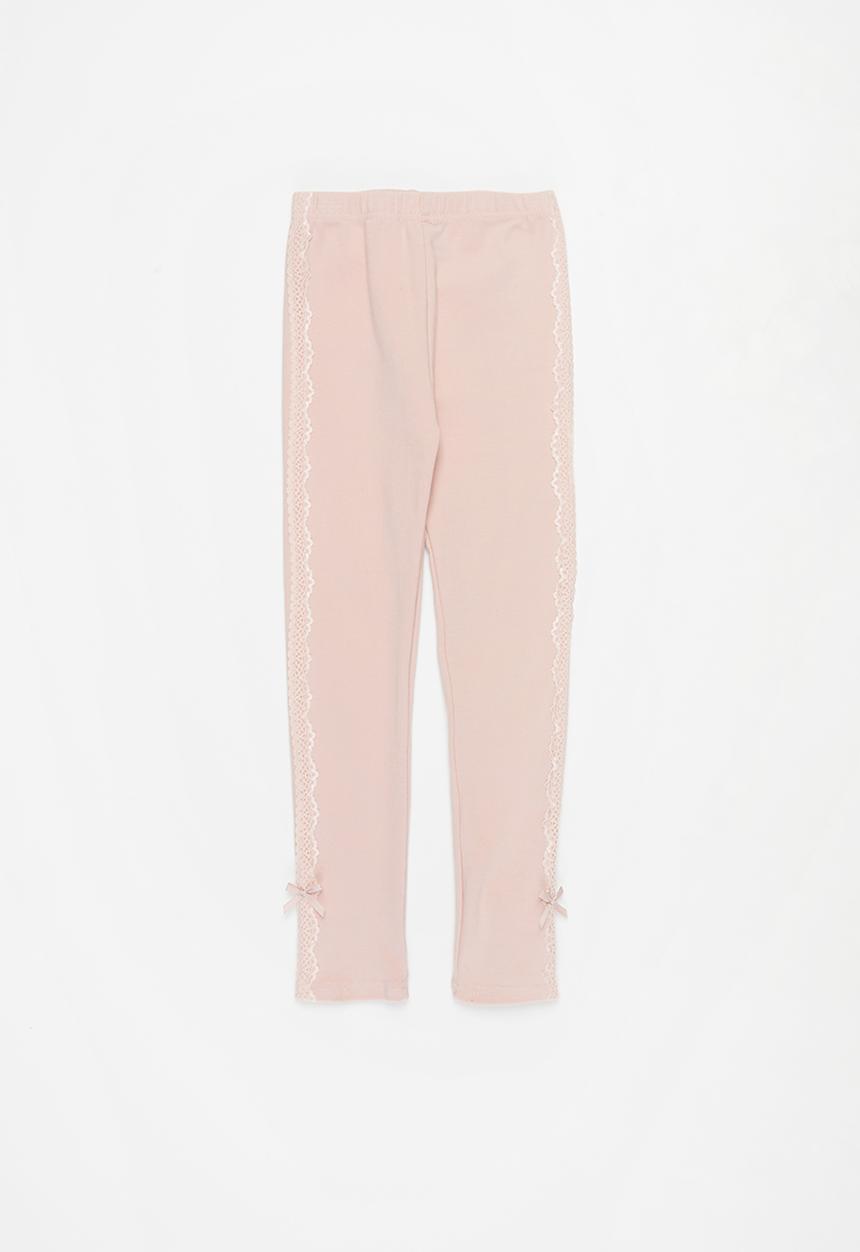 Pop Candy - Girls embroidered legging - pink
