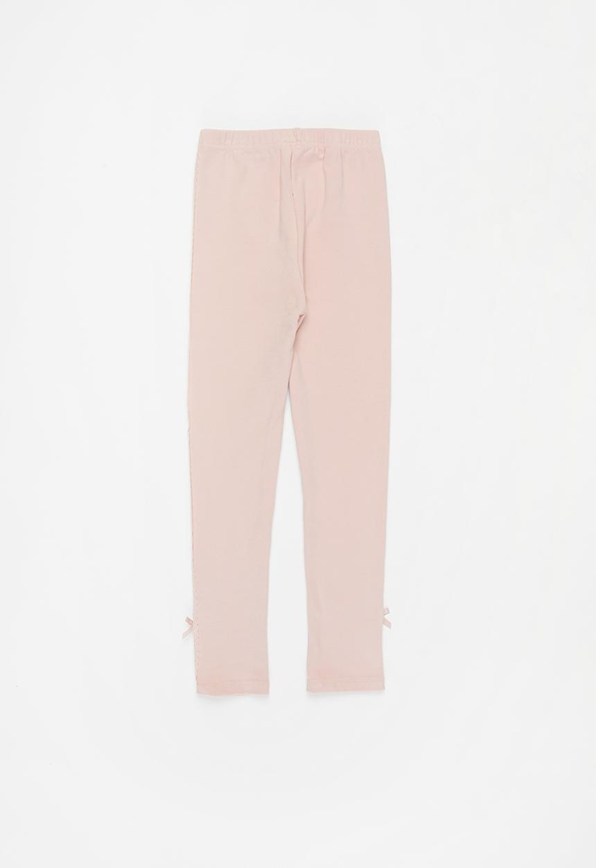 Pop Candy - Girls embroidered legging - pink