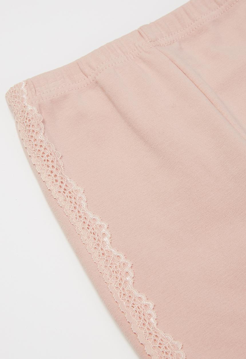 Pop Candy - Girls embroidered legging - pink