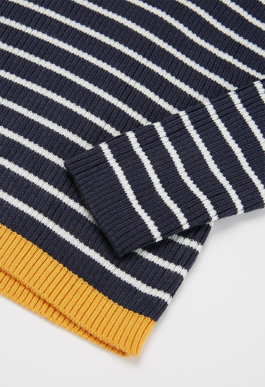 POLO - Girls debbie polo neck pullover - navy