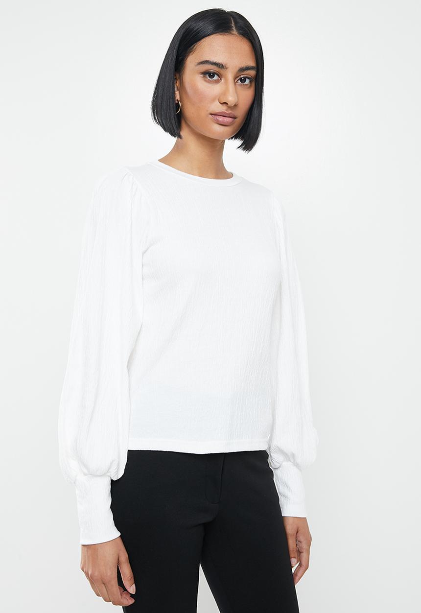 Me&B - Milk essential bellow top - white