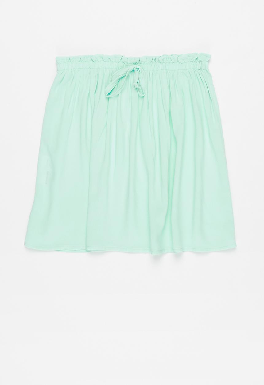 Pop Candy - Younger girls 2-pack skirts - white & mint 