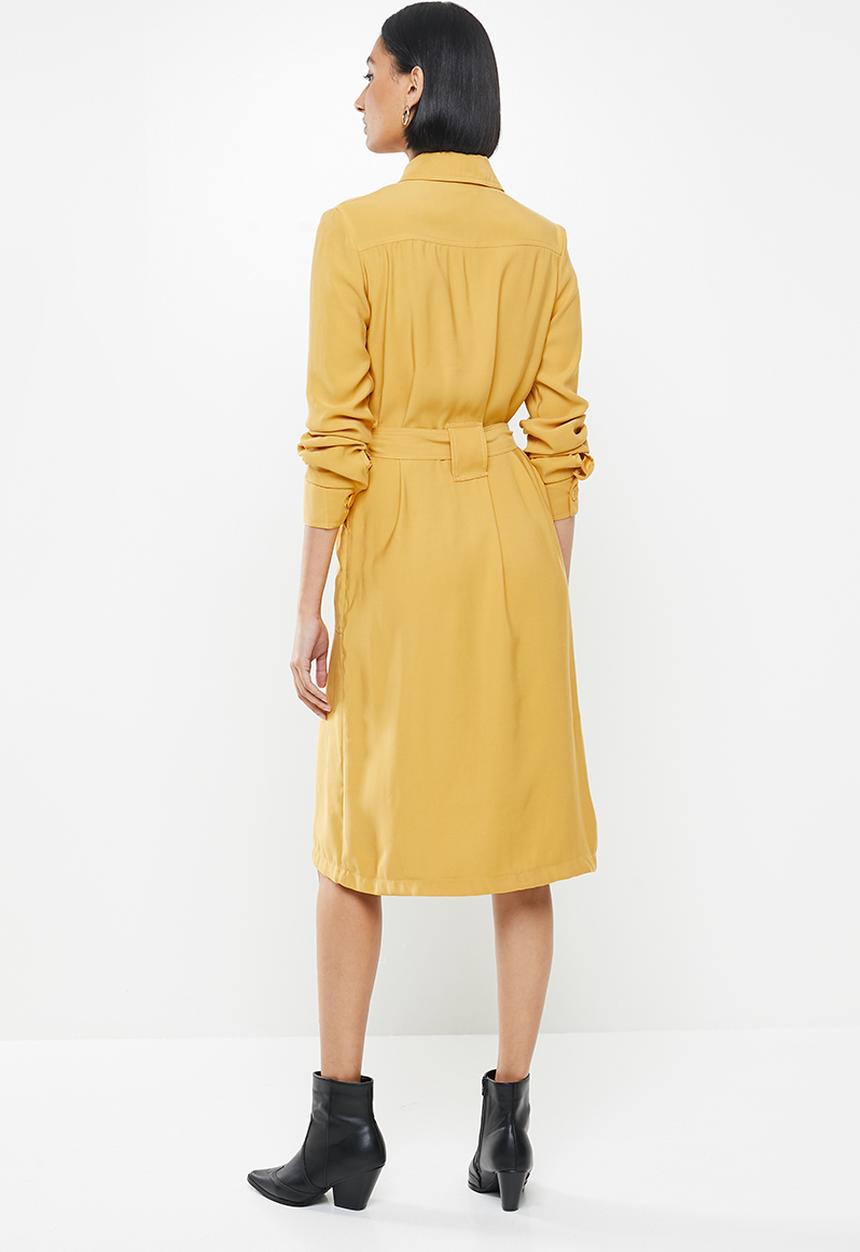 Me&B - Trench dress - mustard
