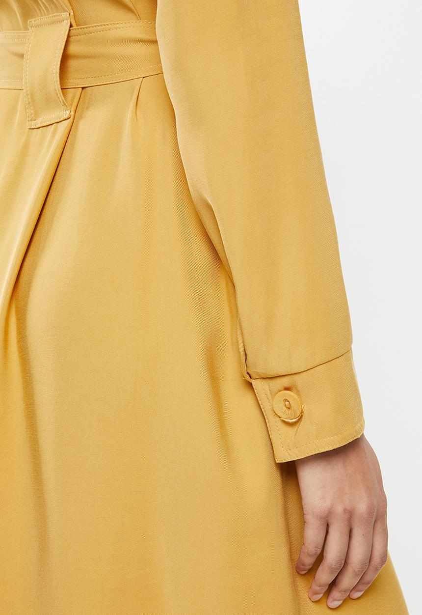Me&B - Trench dress - mustard