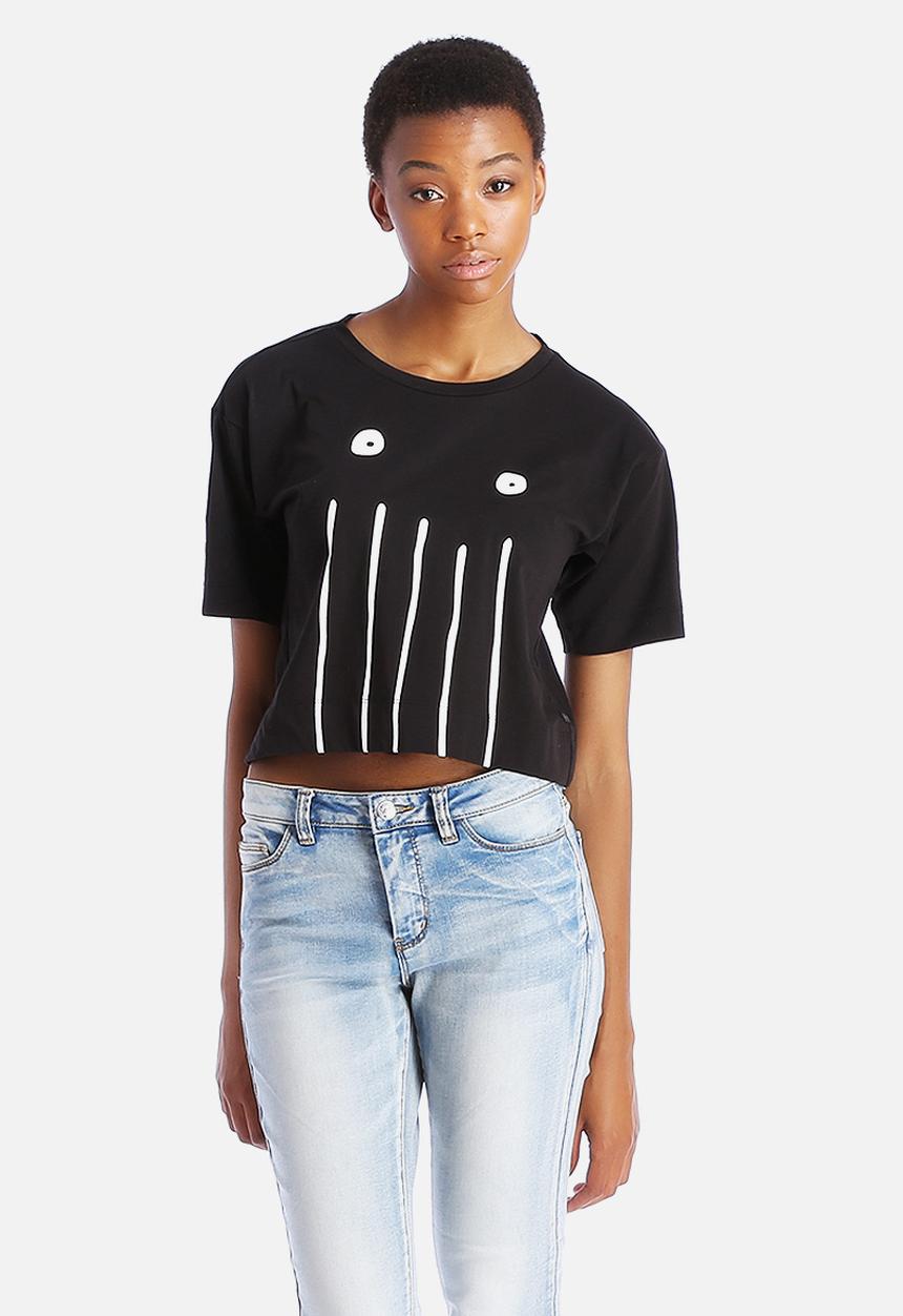 G-STAR - Cropped Face Tee