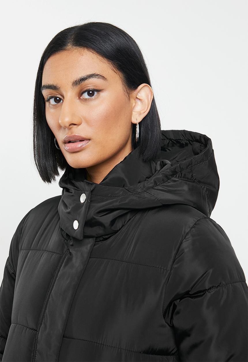 STYLE REPUBLIC - Maxi puffer - black