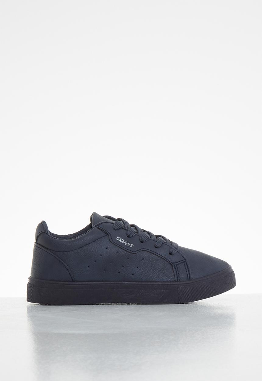 SOVIET - K issey low cut casual lace ups - navy