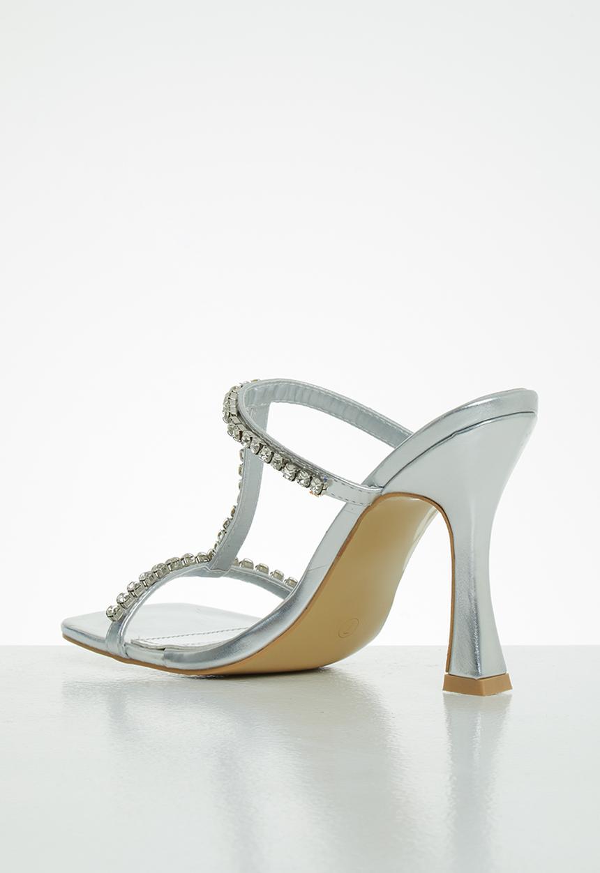 MILLA - Liana mule - silver