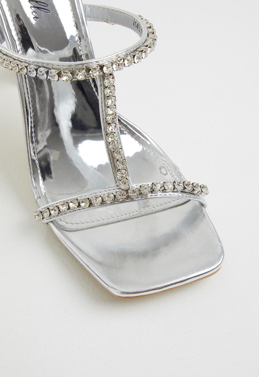 MILLA - Liana mule - silver