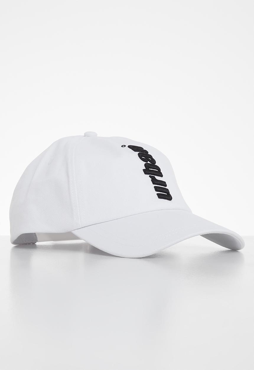 Urban - Urban embroidered cap - white