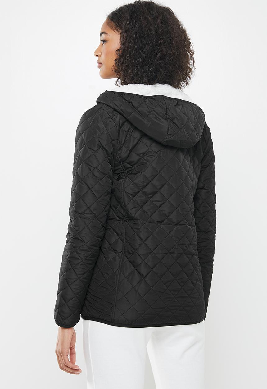 STYLE REPUBLIC - Quilted puffer - black