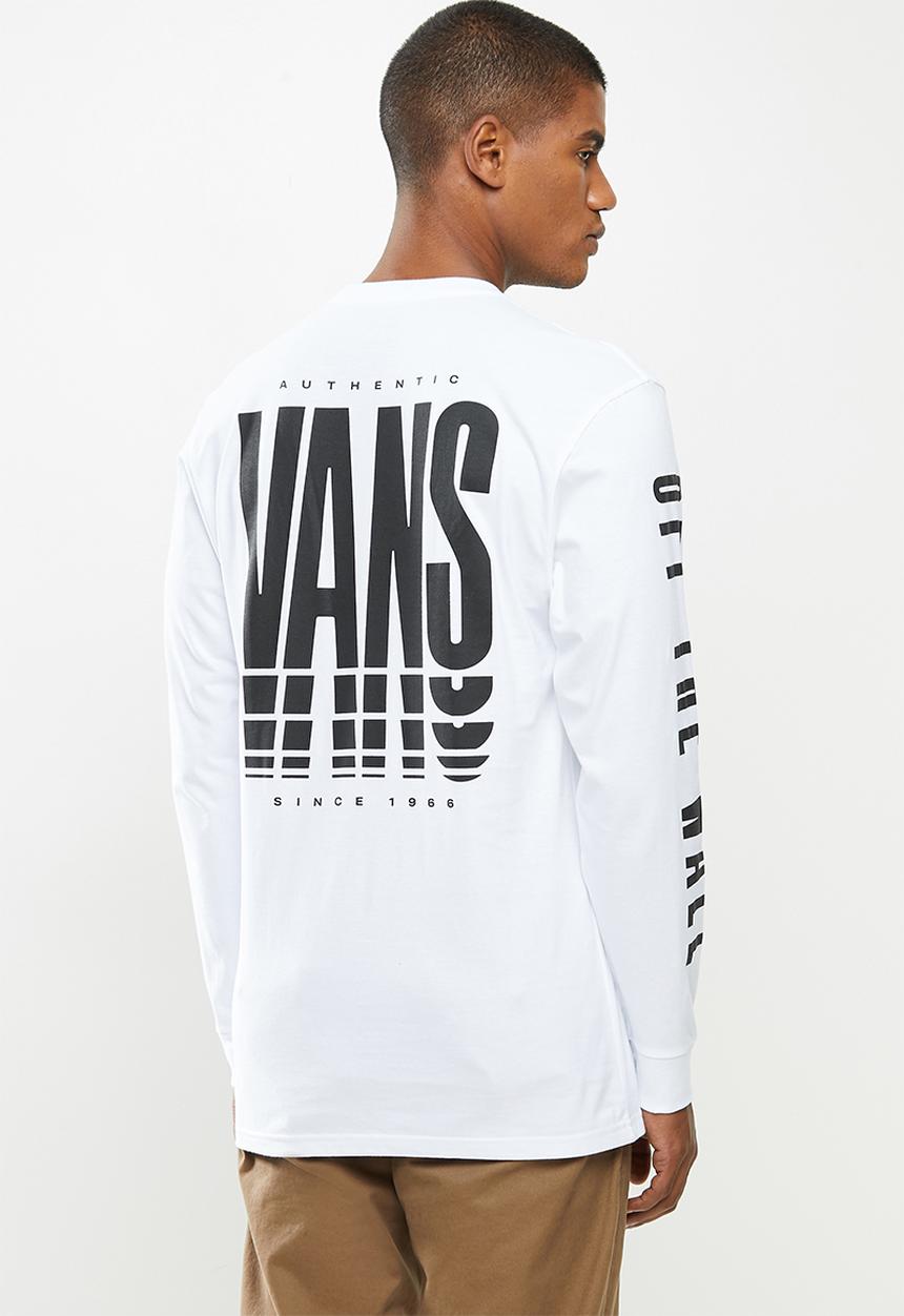 Vans - Vans reflect long sleeve tee - white