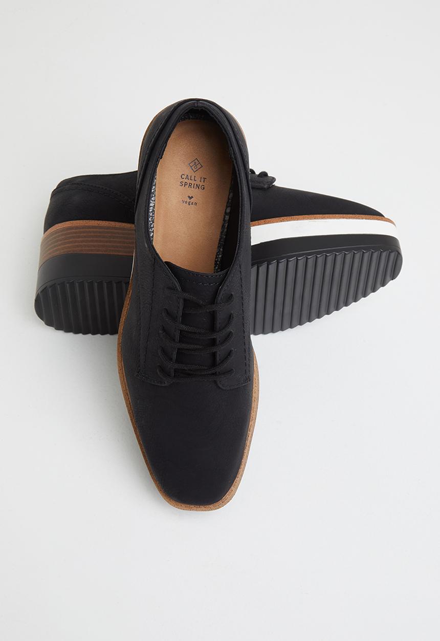 Call It Spring - Sansa oxford - black