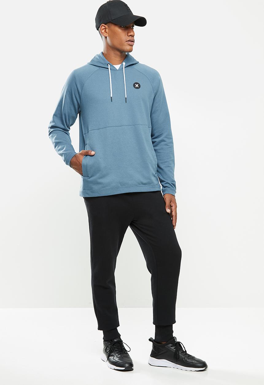 Hurley - Df universal fleece pull over hoodie - blue