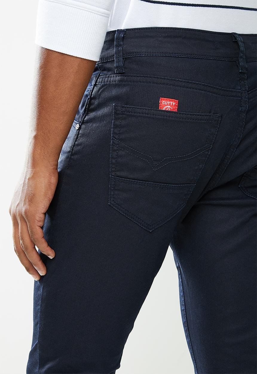 Cutty - Denim jean coated - navy