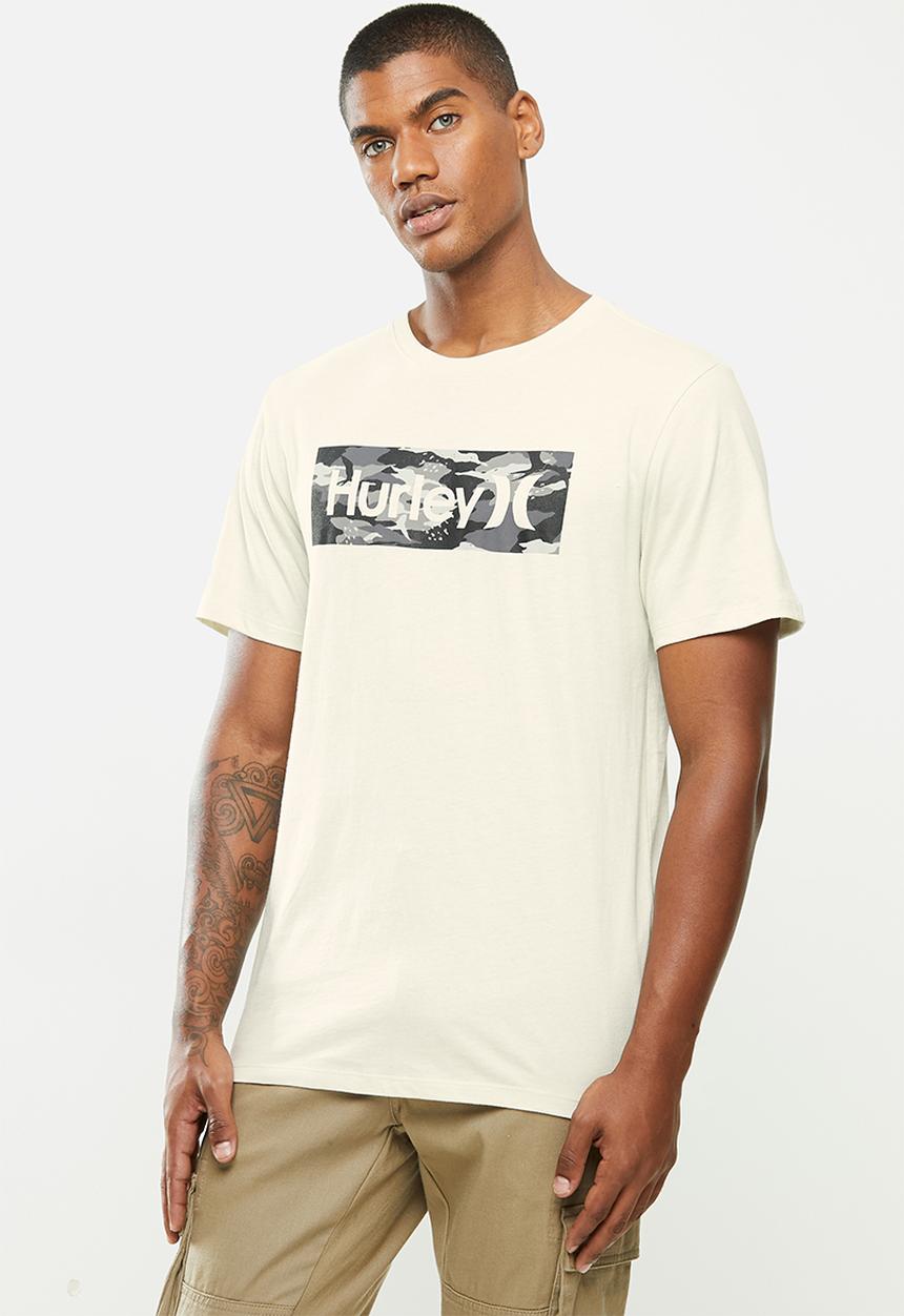 Hurley - Boxed short sleeve T-shirt - stone 