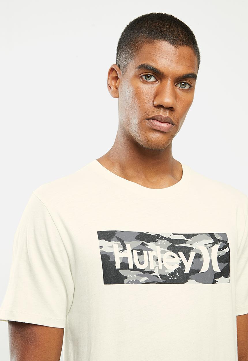 Hurley - Boxed short sleeve T-shirt - stone 