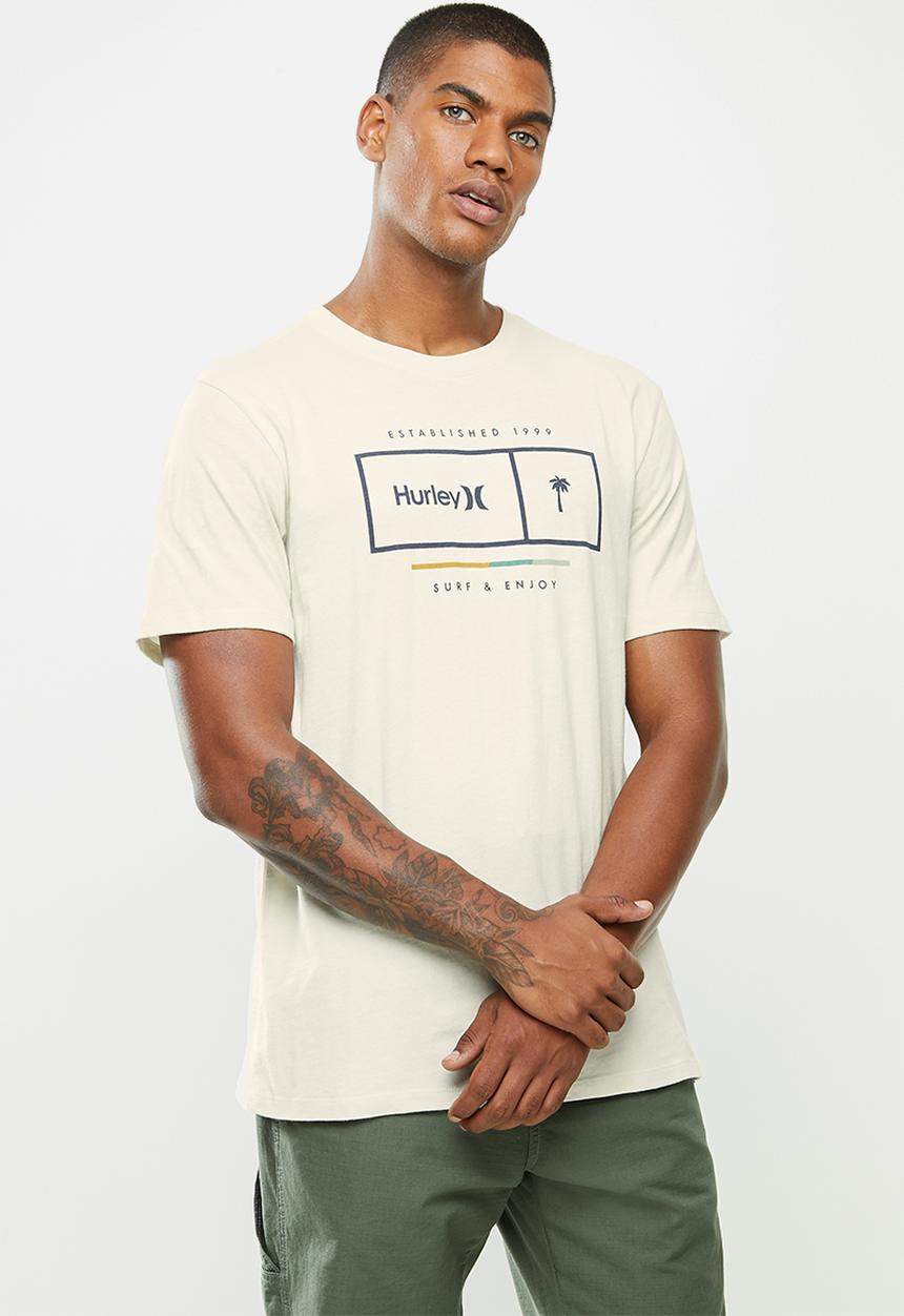 Hurley - Pop bar prem short sleeve T-shirt - stone 