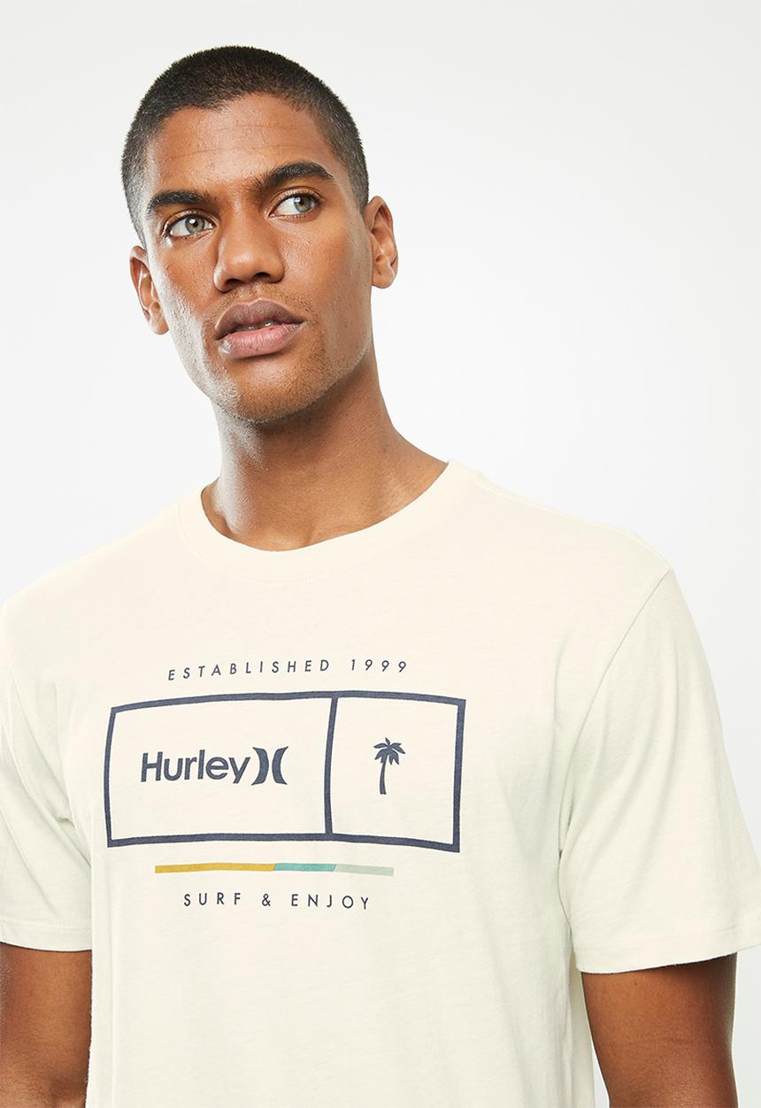 Hurley - Pop bar prem short sleeve T-shirt - stone 