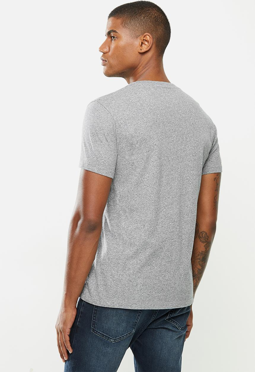 Superdry. - Ol classic vee tee - grey