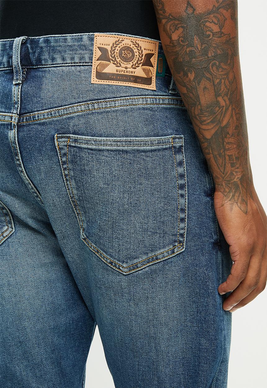 Superdry. - Slim jeans - salem worn mid blue