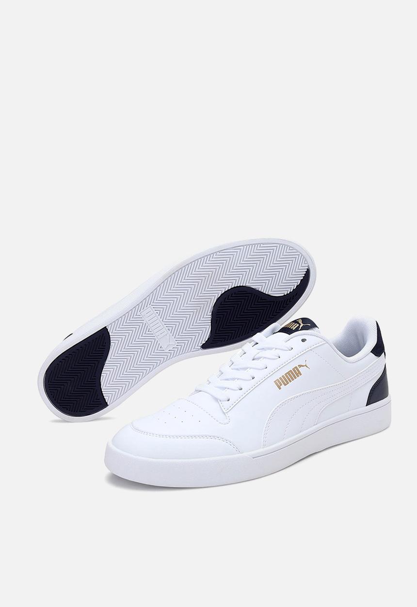 PUMA - Puma shuffle - puma white-puma white-peacoat-puma silver