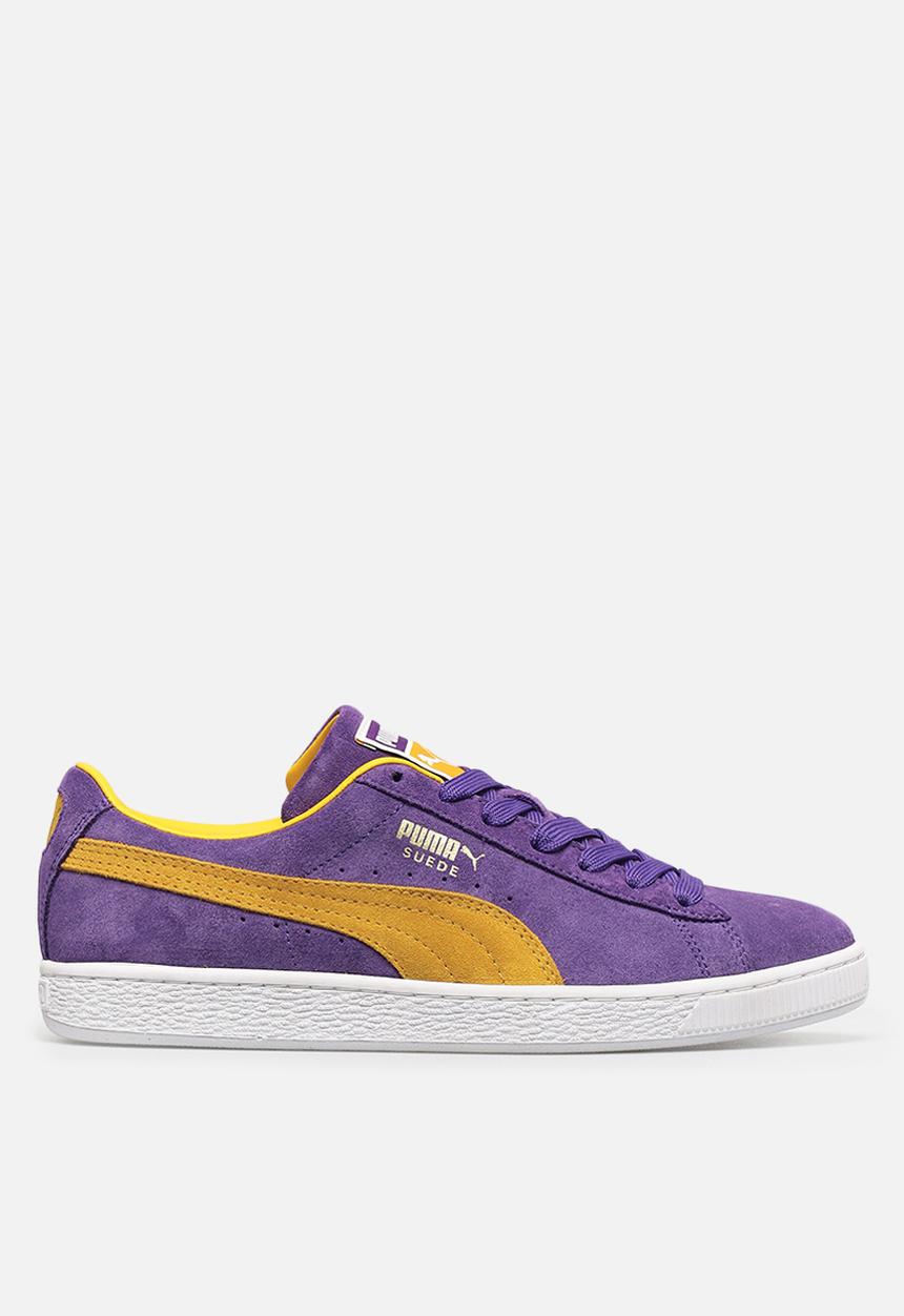 PUMA - Suede teams - prism violet-spectra yellow